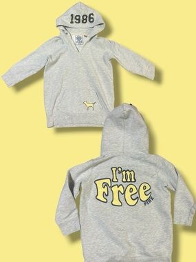 Y2K Pink  Victoria Secret 1986 I’m free hoodie